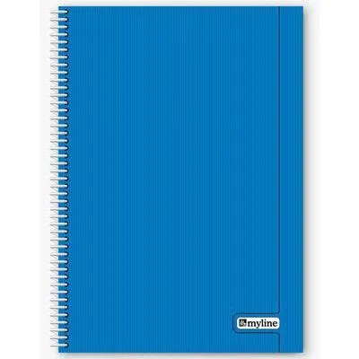 Myline Nova A4 Plastik Kapak 120 Yaprak Çizgili Defter