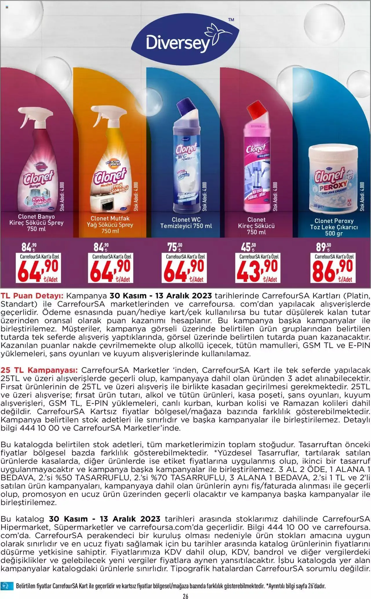 Katalog CarrefourSA Katalog 30 Kasım - 6 Aralık 2023 - aktüel Sayfa 26