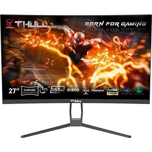 Vision TG-VSN27C 27" 1 MS 165 Hz FreeSync VA Frameless Curved FHD LED Oyuncu Monitörü