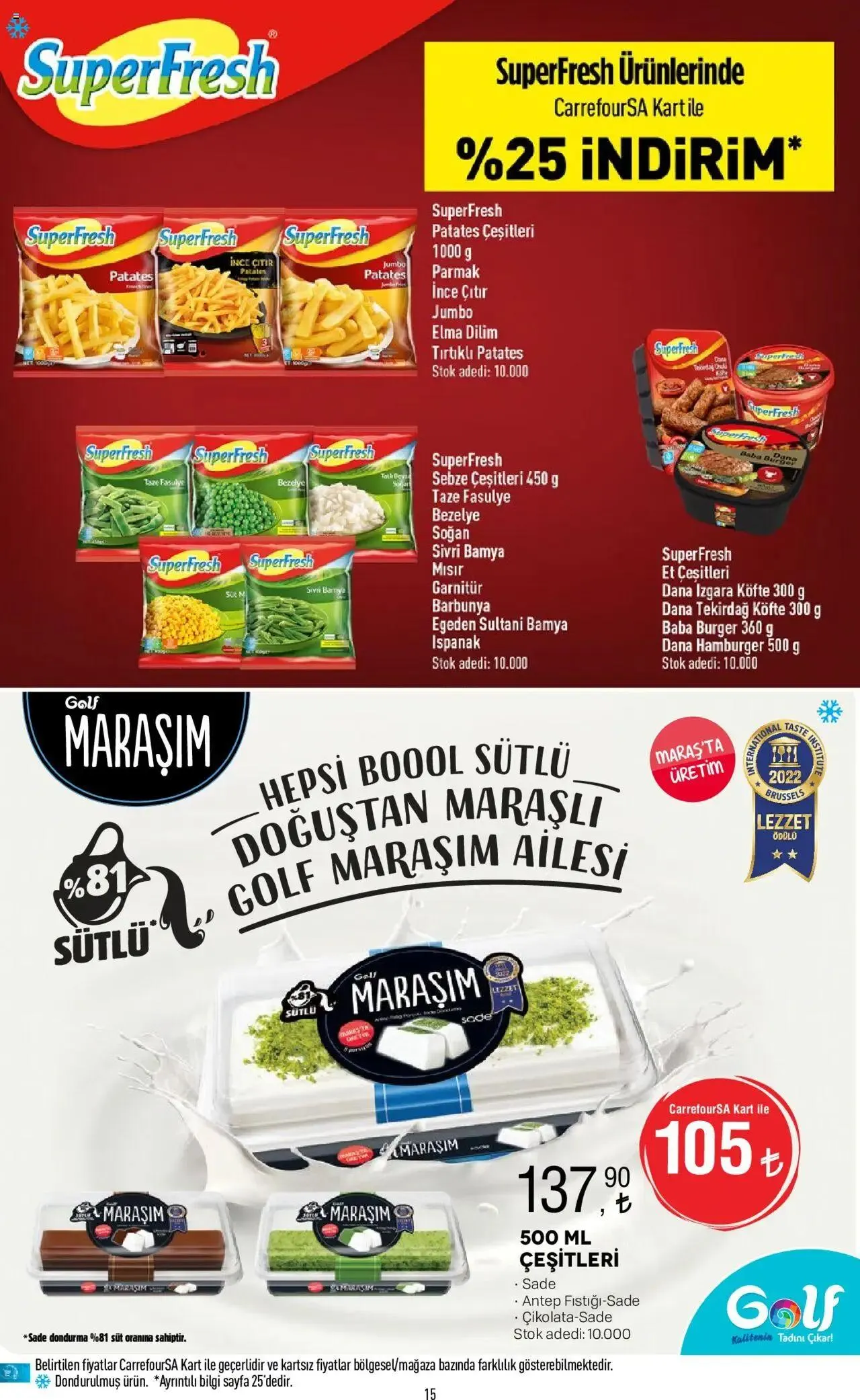 Katalog CarrefourSA Katalog 10 Ekim - 23 Ekim 2024 - aktüel Sayfa 15