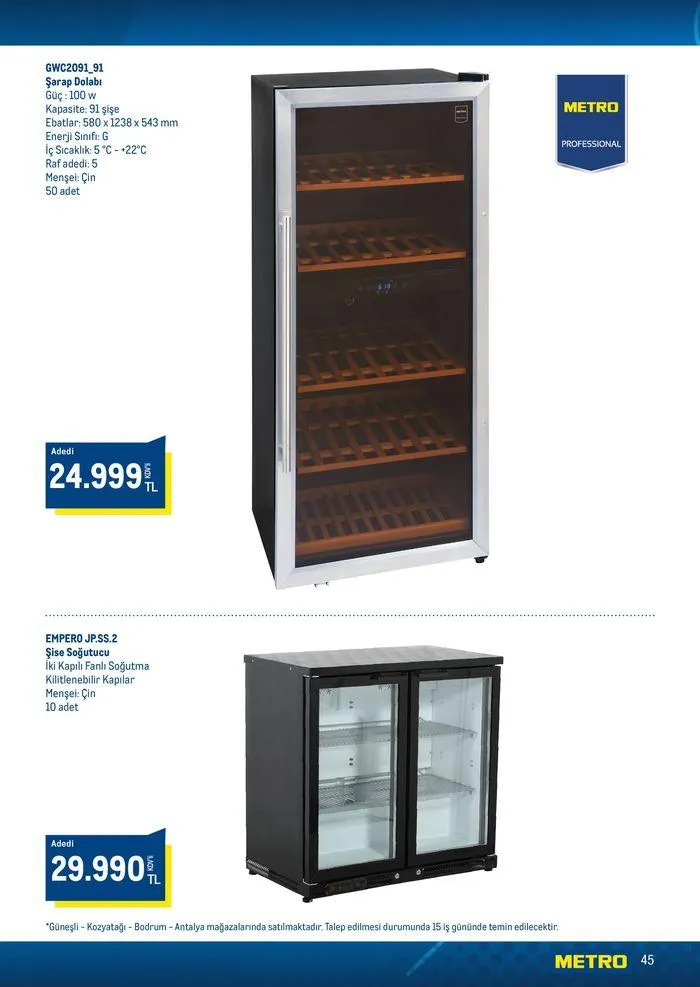 Katalog Horeca Sezona Hazırlık 15 Ağustos - 22 Ağustos 2024 - aktüel Sayfa 45