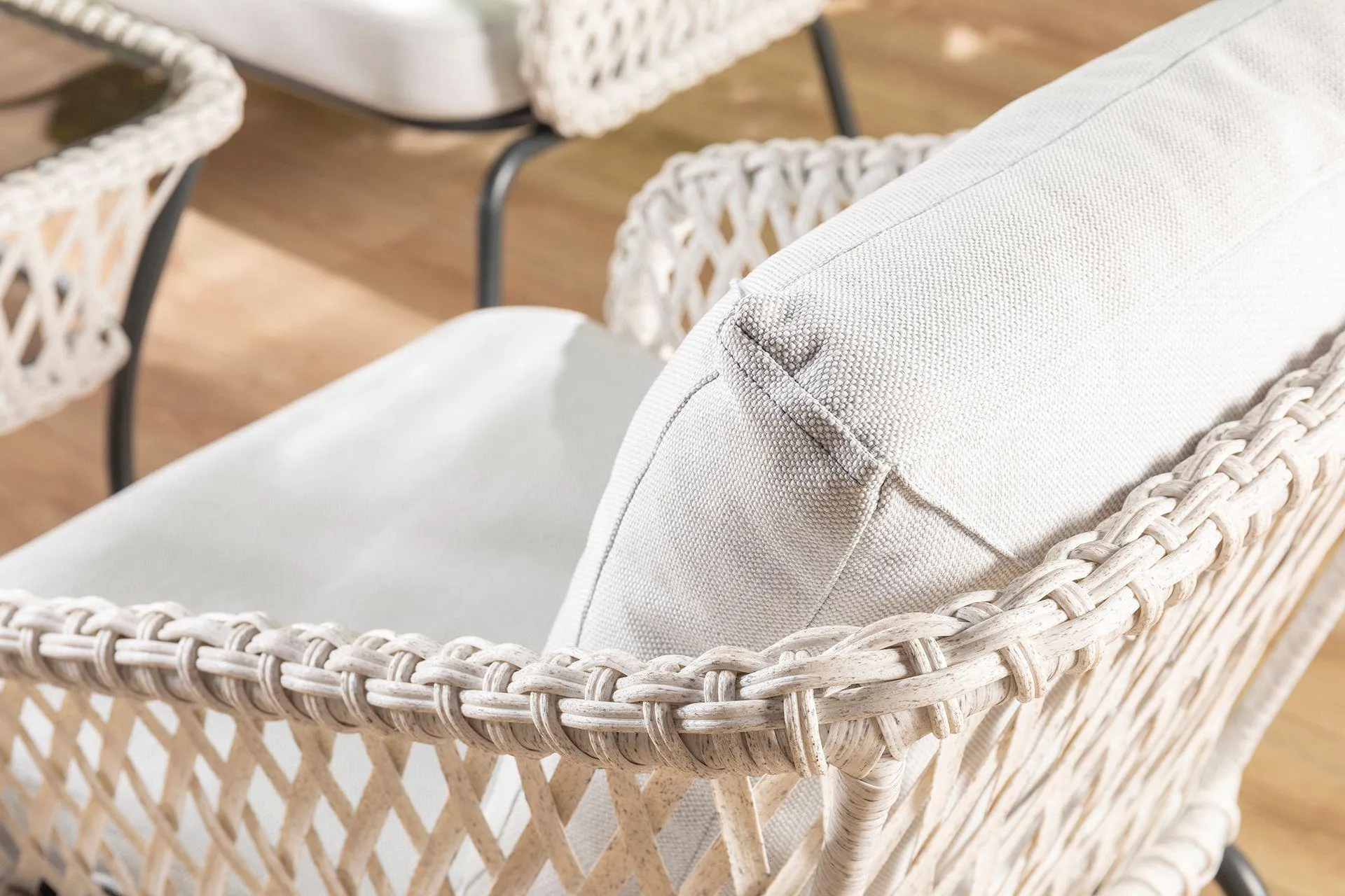 San Marino Rattan Bahçe Takımı, Gri