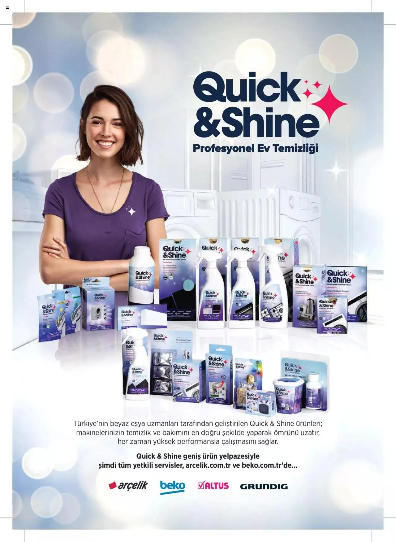Katalog Arçelik - Quick and Shine Temizlik ve Bakım Ürünleri 7 Mart - 31 Aralık 2024 - aktüel Sayfa 