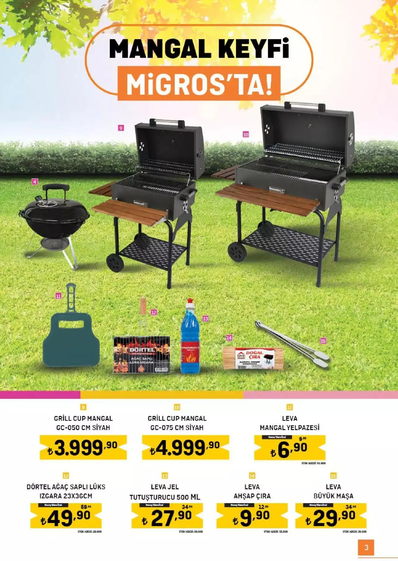 Katalog Migros Katalog - Güncel Bahçe-Piknik 14 Nisan - 31 Ağustos 2023 - aktüel Sayfa 3