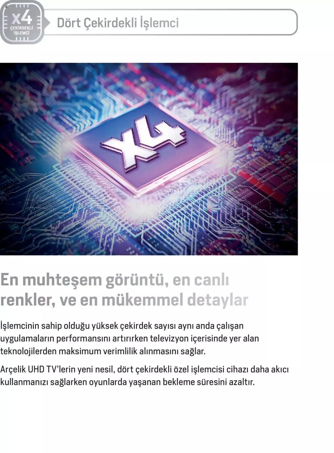 Katalog Arçelik Katalog - TV Ürün Gamı 1 Eylül - 31 Aralık 2023 - aktüel Sayfa 10