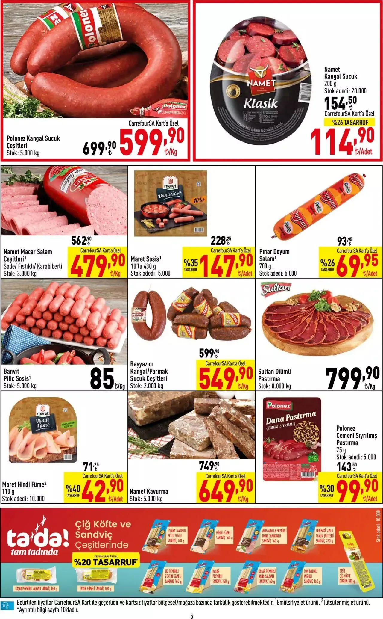Katalog CarrefourSA Katalog 21 Eylül - 27 Eylül 2023 - aktüel Sayfa 5