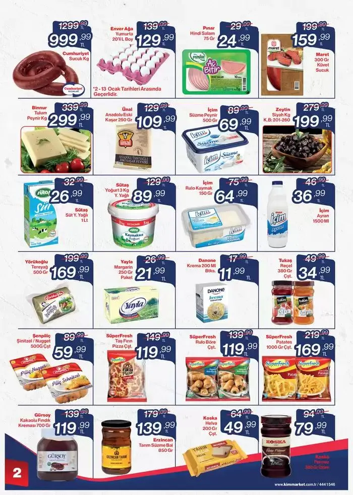 Katalog Kim Market katalog 2 Ocak - 15 Ocak 2025 - aktüel Sayfa 2