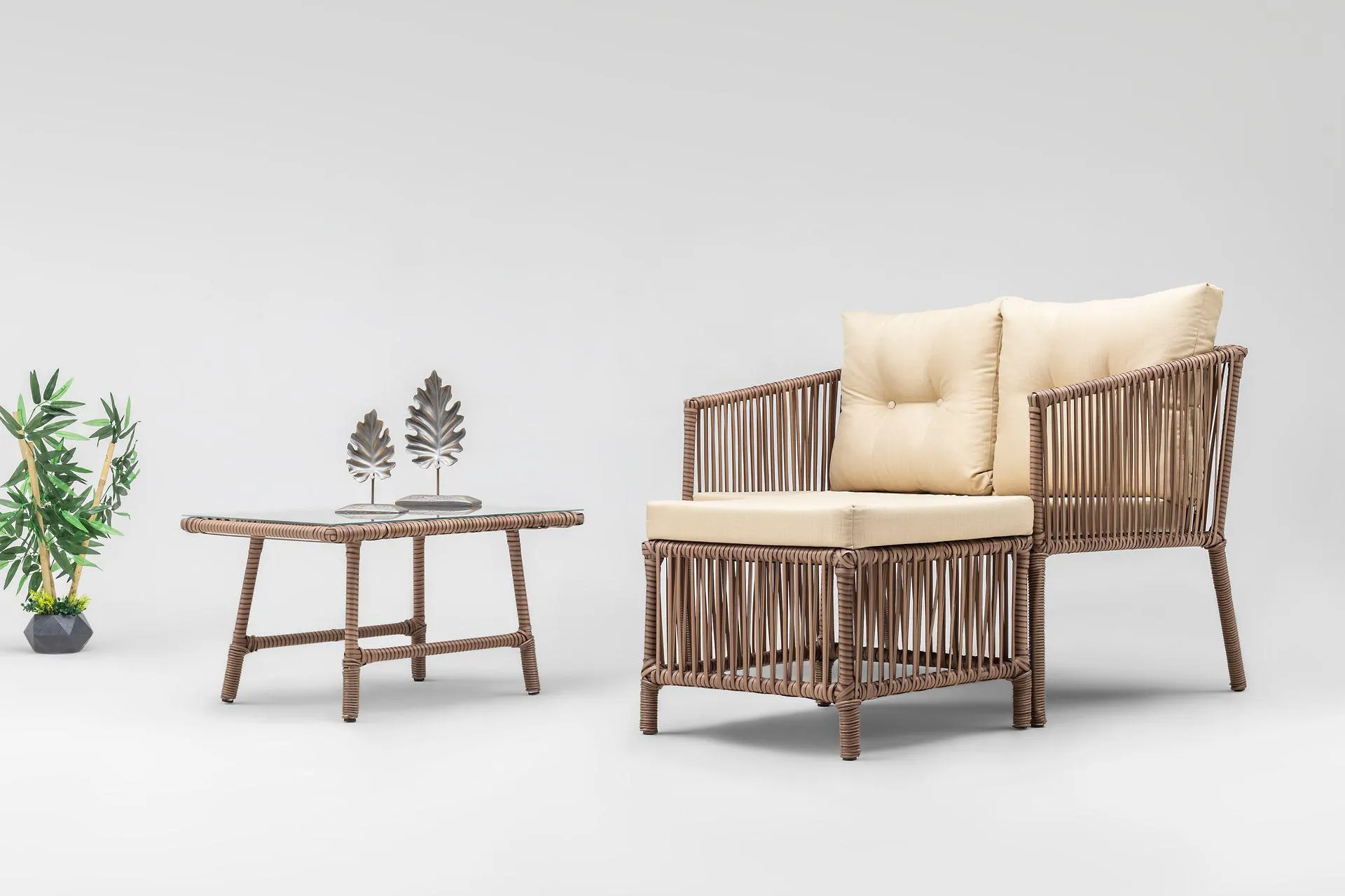 ICON DİNLENME SETİ, KAHVE (RG2-128)