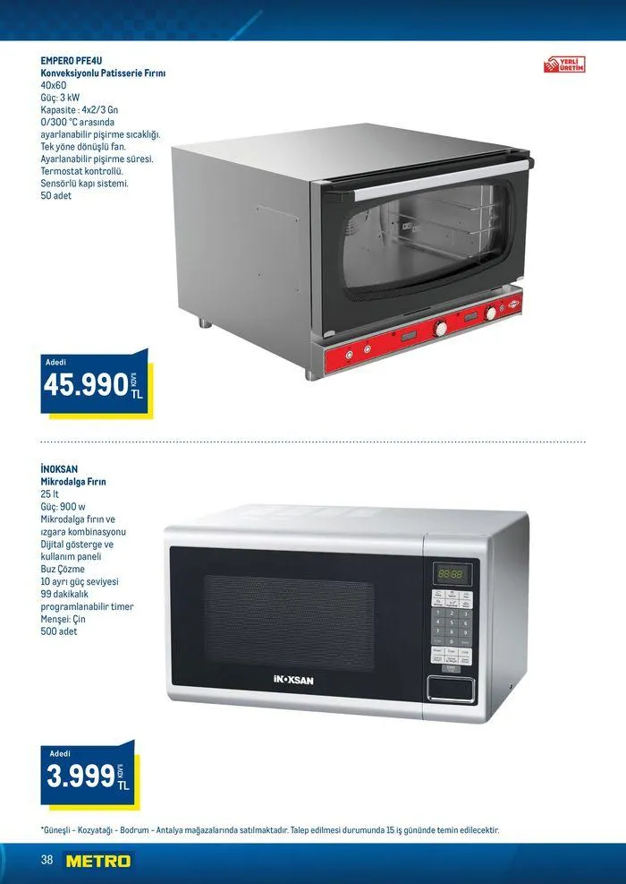 Katalog Horeca Sezona Hazırlık 15 Ağustos - 22 Ağustos 2024 - aktüel Sayfa 38