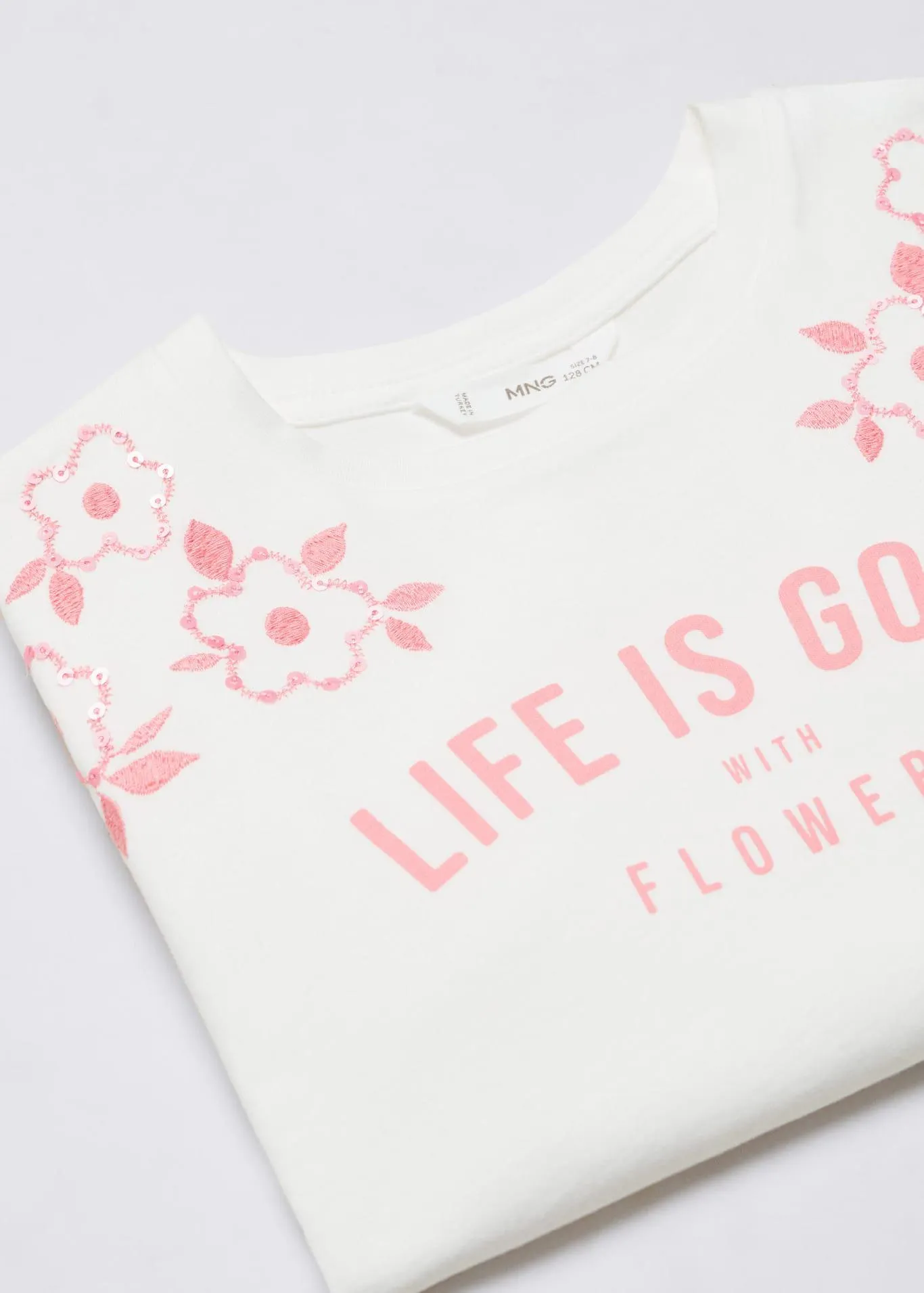 Mesajlı uzun kollu tişört