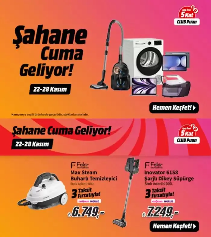 Katalog Şahane Cuma Geliyor! 22 Kasım - 28 Kasım 2024 - aktüel Sayfa 1