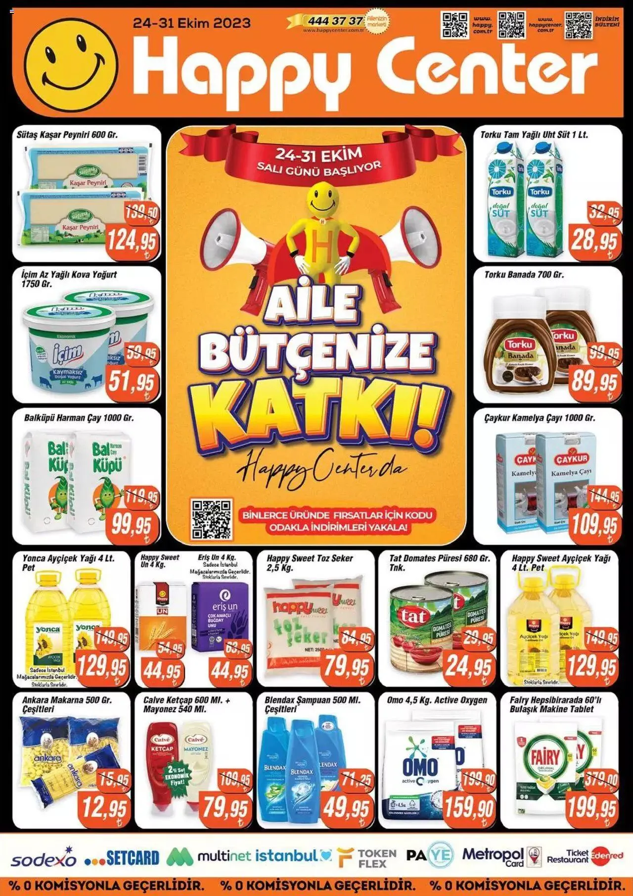 Katalog Happy Center - İndirim Bülteni 24 Ekim - 31 Aralık 2023 - aktüel Sayfa 1