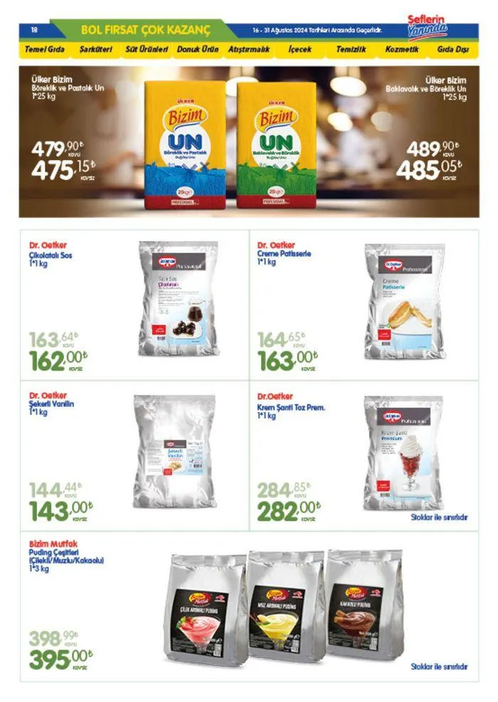 Katalog Bizim Toptan katalog 20 Ağustos - 3 Eylül 2024 - aktüel Sayfa 18