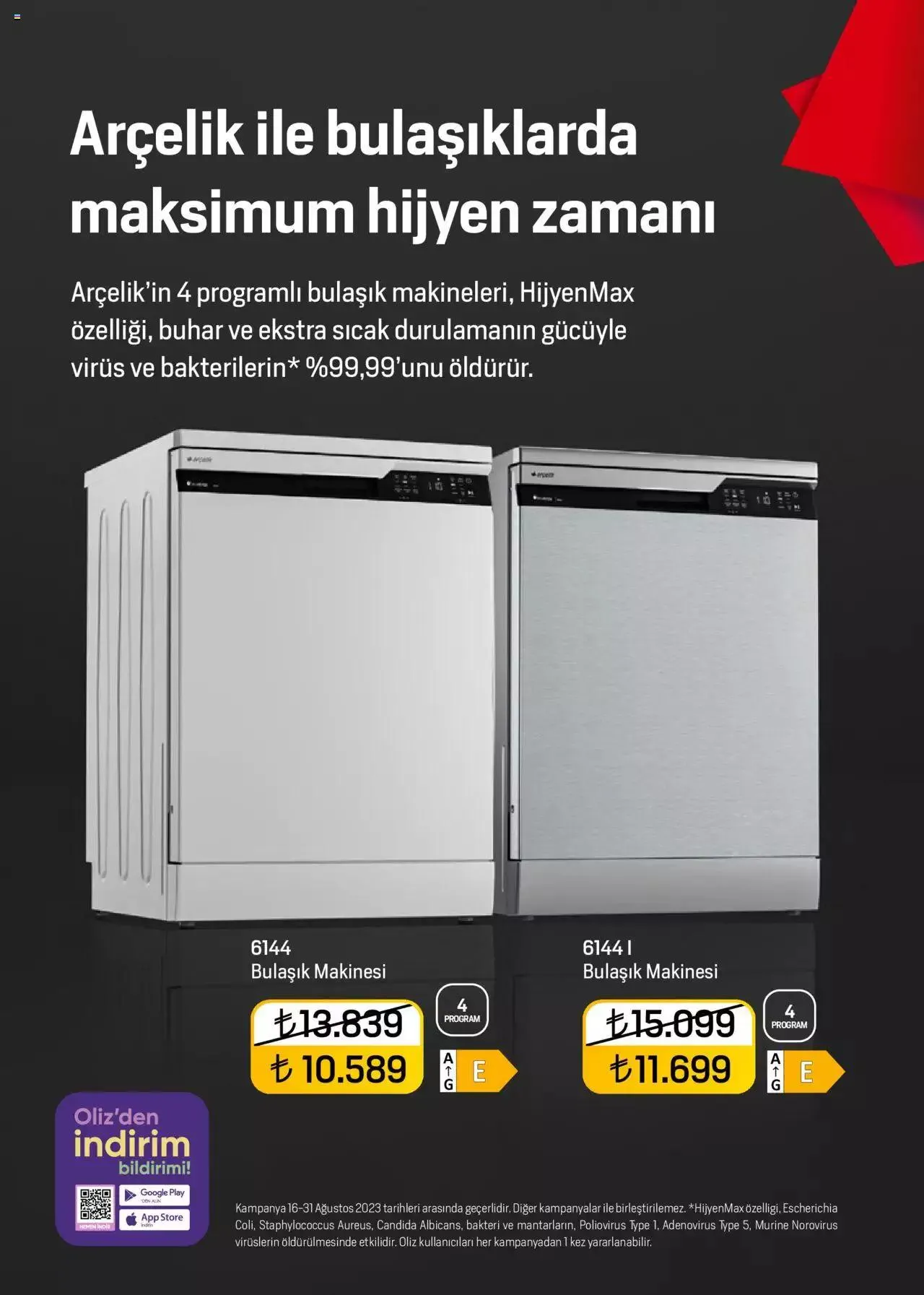 Katalog Arçelik Katalog 16 Ağustos - 31 Ağustos 2023 - aktüel Sayfa 25