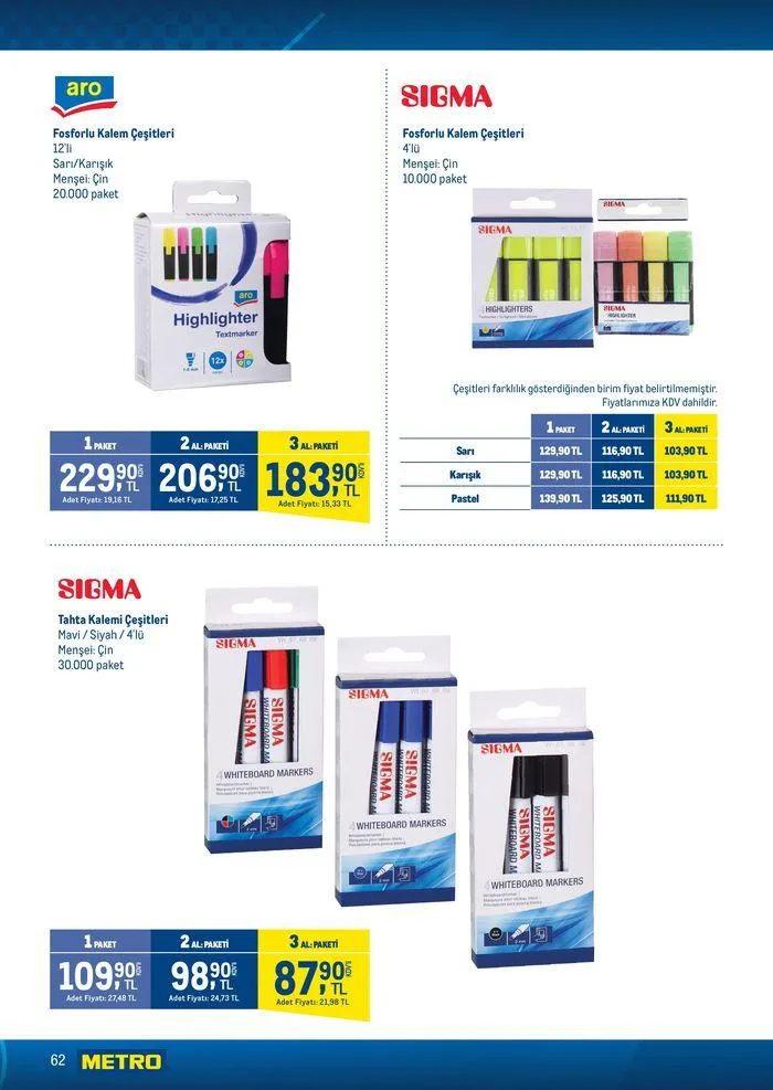 Katalog Horeca Sezona Hazırlık 15 Ağustos - 22 Ağustos 2024 - aktüel Sayfa 62