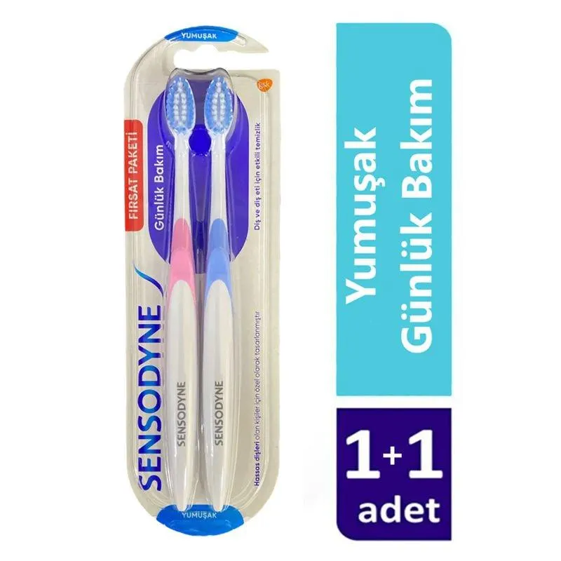 Sensodyne Günlük Bakım Diş Fırçası 1+1
