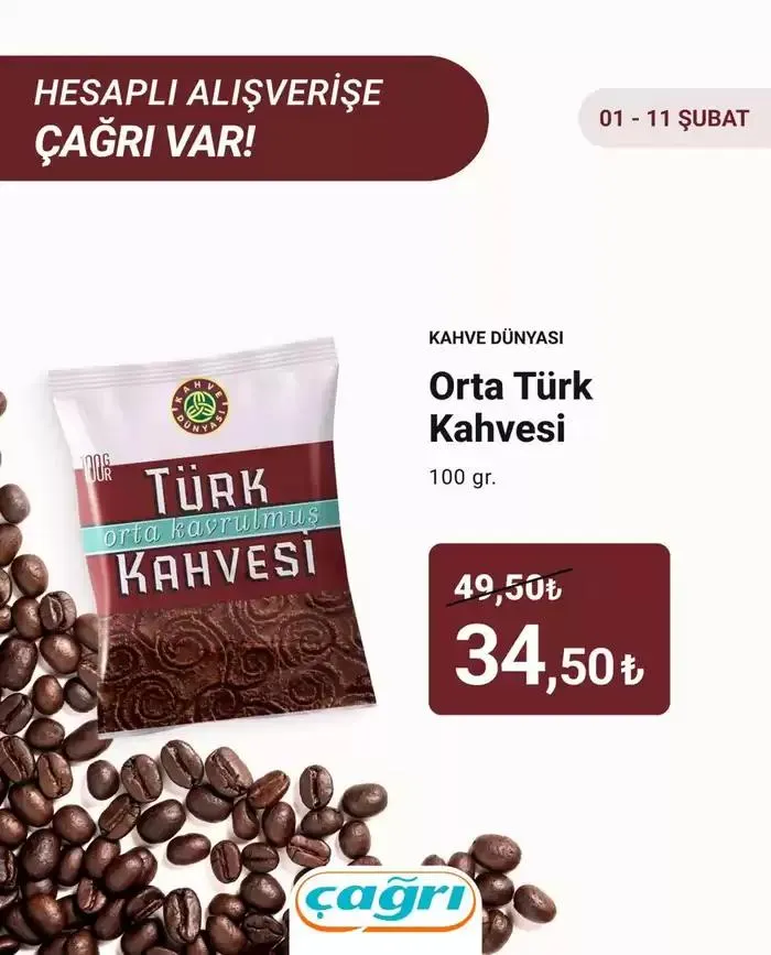 Katalog Çağrı Market katalog 2 Şubat - 16 Şubat 2025 - aktüel Sayfa 1