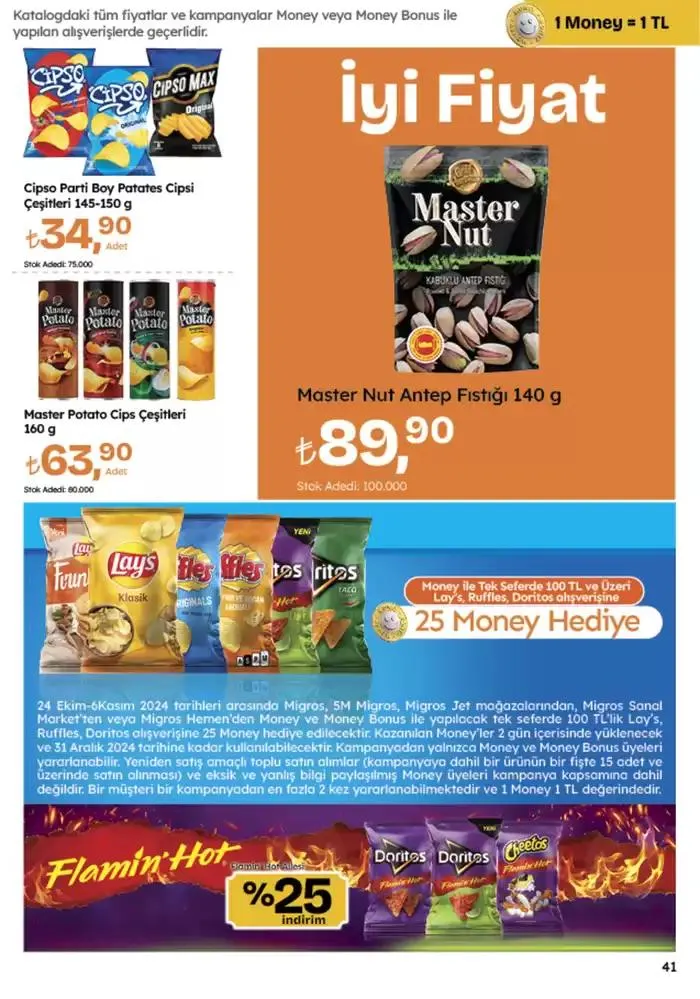Katalog Migros katalog 25 Ekim - 8 Kasım 2024 - aktüel Sayfa 41