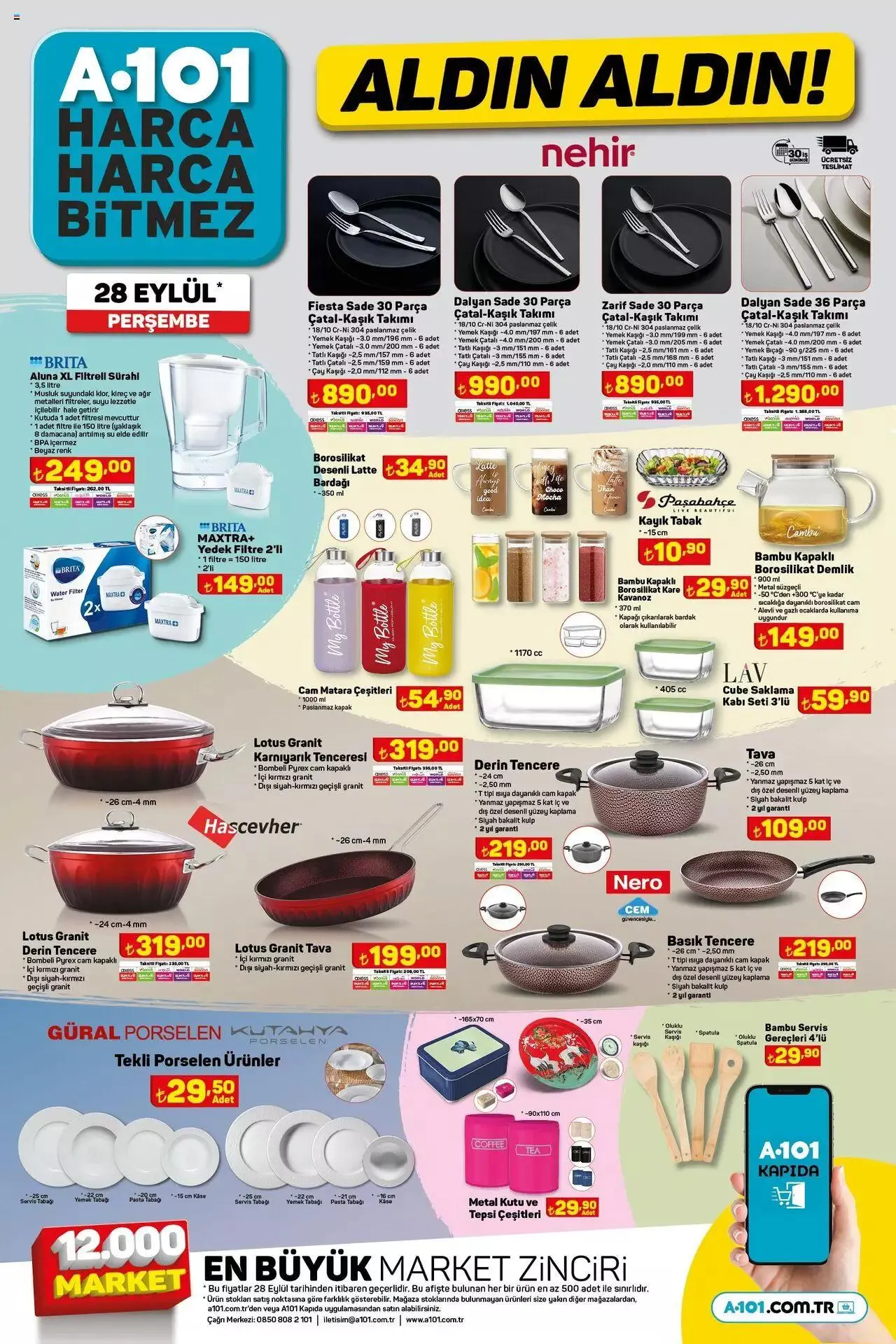 Katalog A101 Katalog Perşembe 28 Eylül - 5 Ekim 2023 - aktüel Sayfa 12