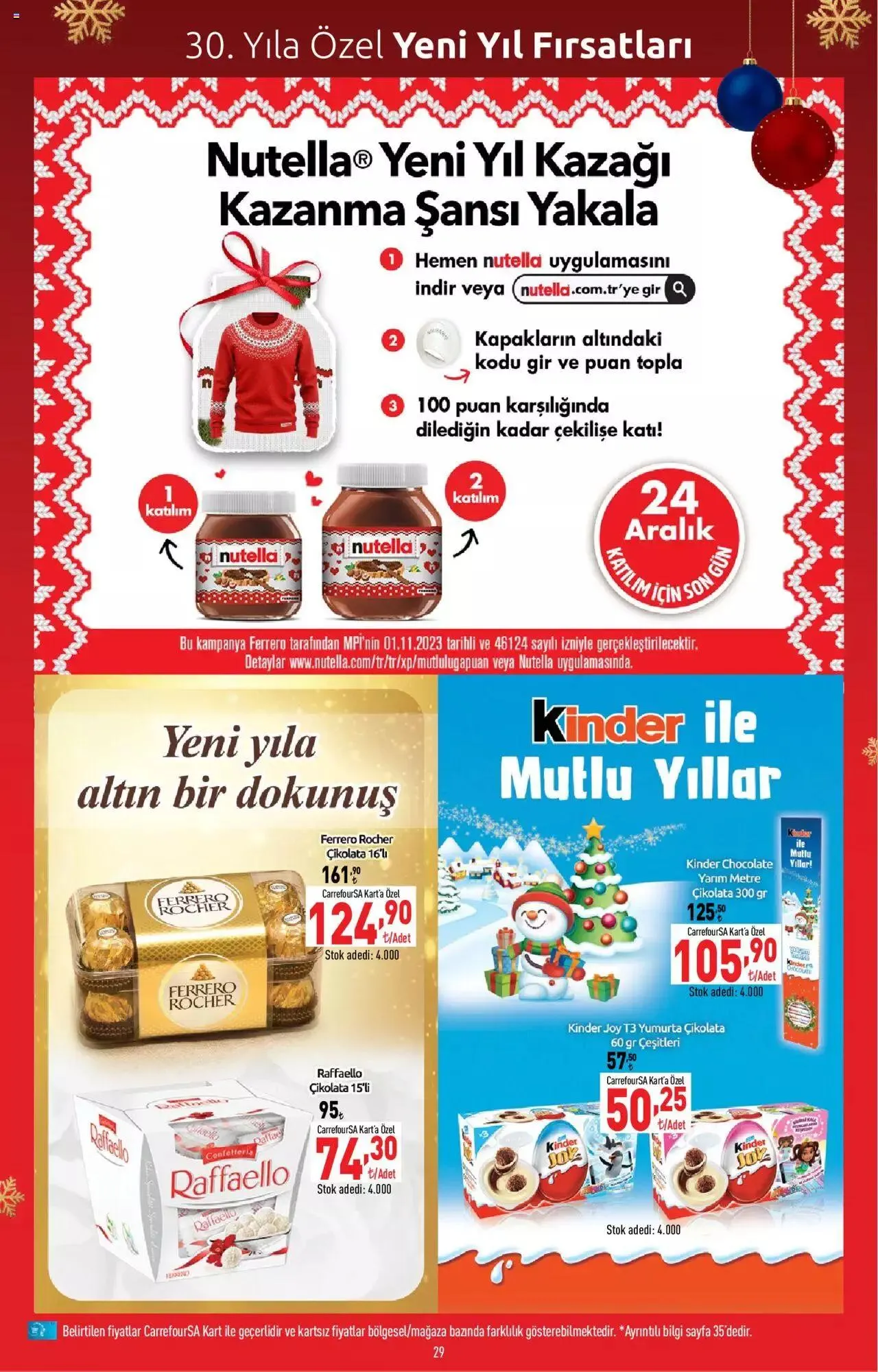 Katalog CarrefourSA Katalog 25 Aralık - 2 Ocak 2024 - aktüel Sayfa 29
