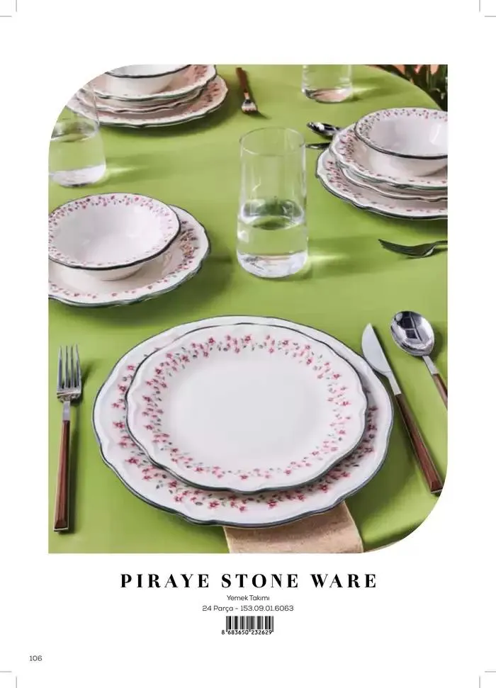 Katalog Sofra 2 İlkbahar 30 Ekim - 31 Aralık 2024 - aktüel Sayfa 106
