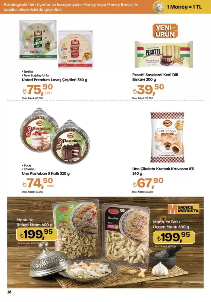 Katalog Migros katalog 25 Ekim - 8 Kasım 2024 - aktüel Sayfa 16