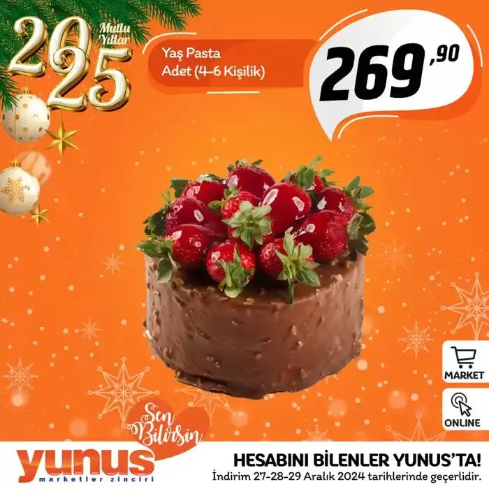 Katalog Yunus Market katalog 28 Aralık - 11 Ocak 2025 - aktüel Sayfa 1