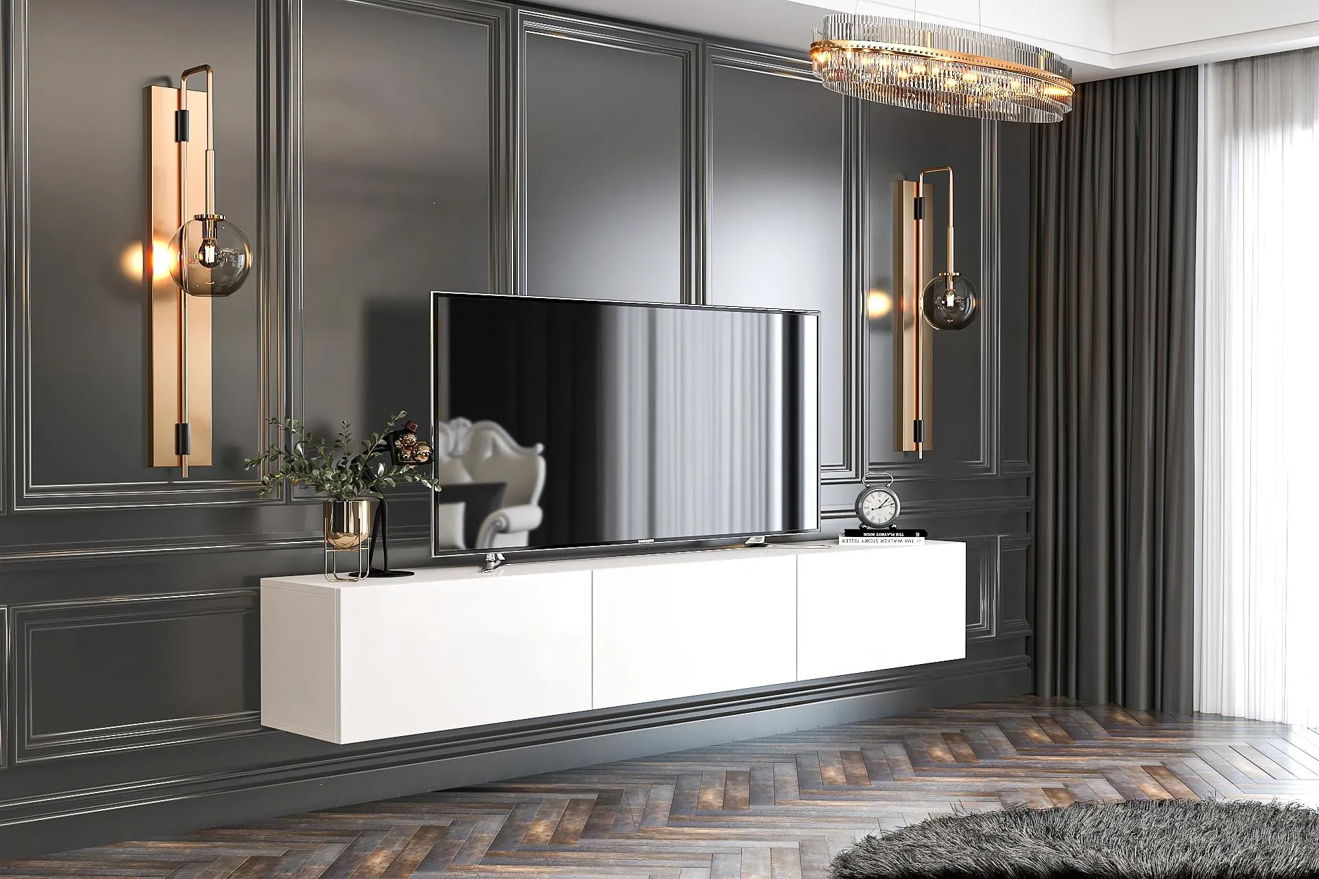 GİVAYO BODRUM TV ÜNİTESİ, 180 CM (YB3-738)