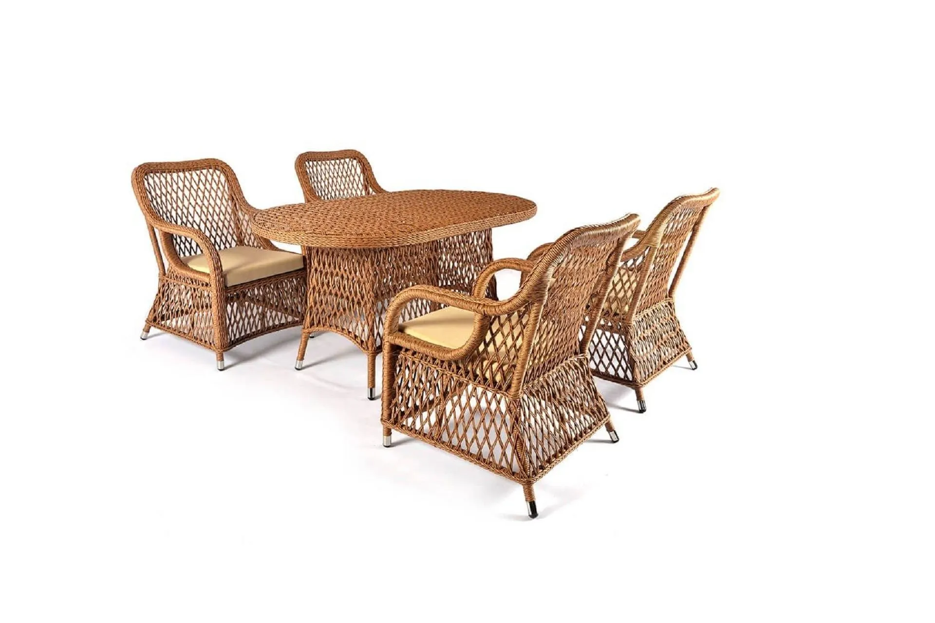 Menekşe Masa Mercan Sandalye, Kahverengi, 90X180 Cm