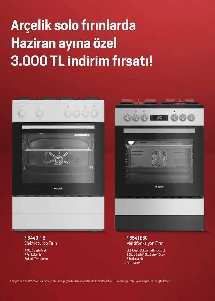 Katalog Arçelik Genel Kataloğu 1 Haziran - 15 Haziran 2024 - aktüel Sayfa 24