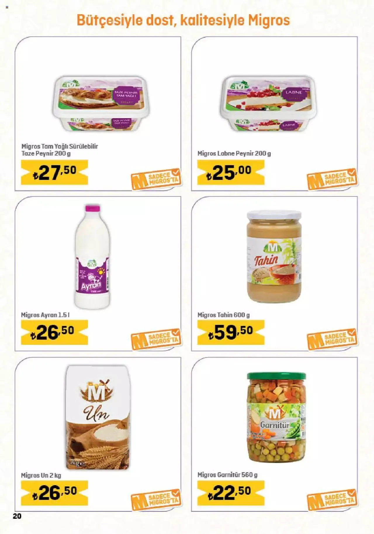 Katalog Migros Katalog - 5M Migroskop 14 Eylül - 27 Eylül 2023 - aktüel Sayfa 20