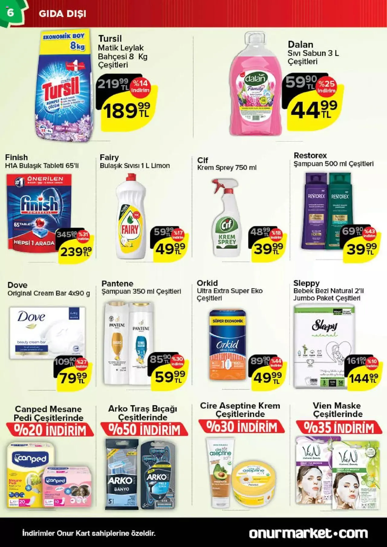 Katalog Onur Market Katalog 23 Kasım - 5 Aralık 2023 - aktüel Sayfa 6
