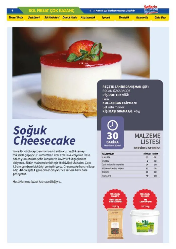 Katalog Bizim Toptan katalog 20 Ağustos - 3 Eylül 2024 - aktüel Sayfa 4