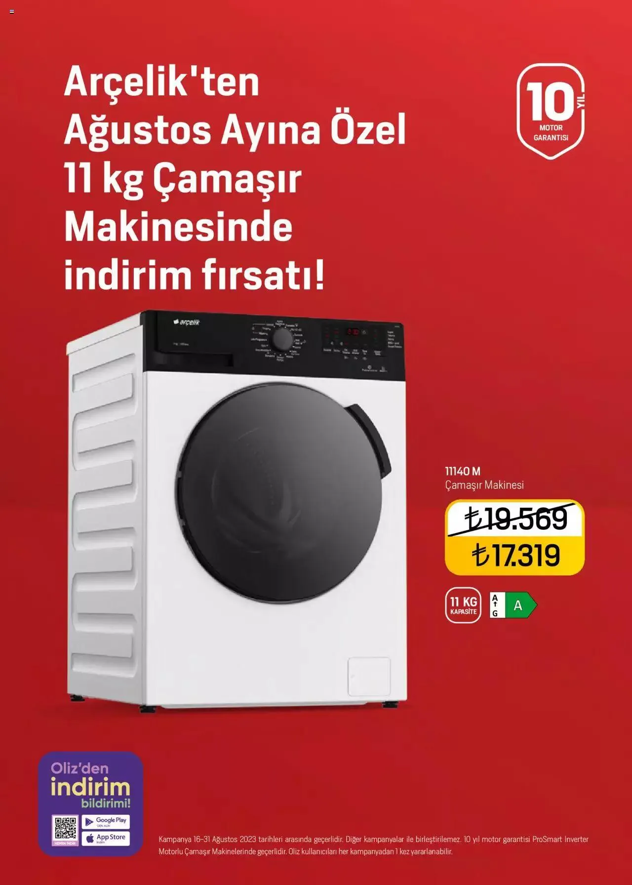 Katalog Arçelik Katalog 16 Ağustos - 31 Ağustos 2023 - aktüel Sayfa 20