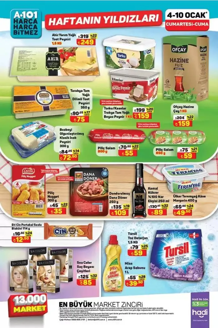 Katalog A101 Haftanın Yıldızları 7 Ocak - 14 Ocak 2025 - aktüel Sayfa 1