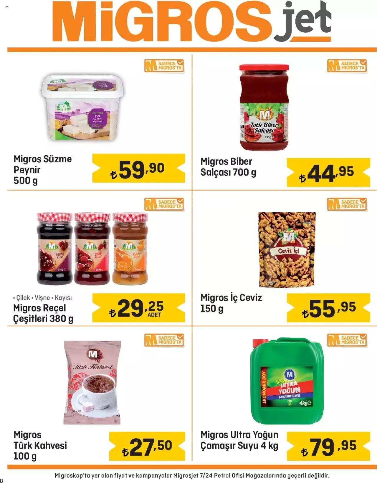 Katalog Migros Katalog - Migros Jet Dijital 28 Mart - 17 Nisan 2024 - aktüel Sayfa 8