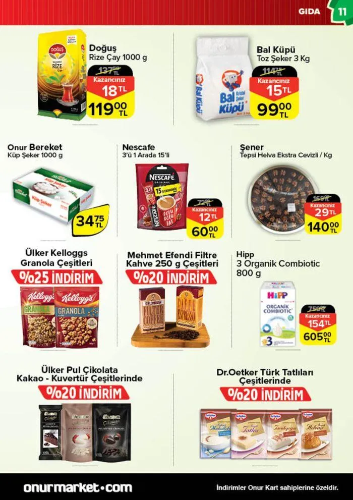 Katalog Onur Market Katalog 6 Haziran - 20 Haziran 2024 - aktüel Sayfa 11