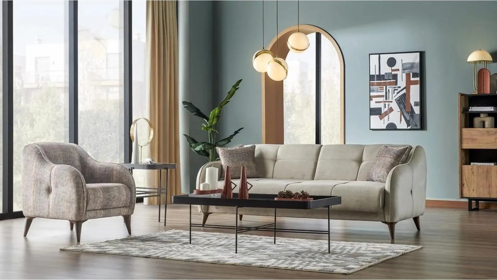 Koltuk Takımı (Yataklı - Bazalı)