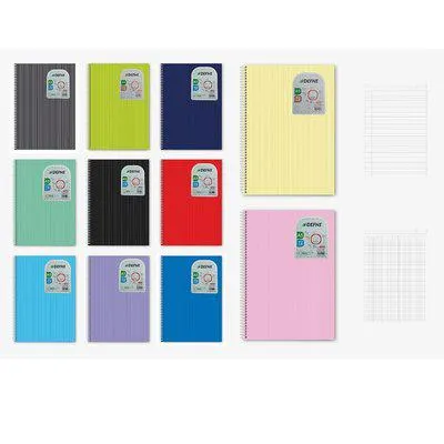 Myline Nova A5 Plastik Kapak 72 Yaprak Çizgili Defter 6'lı Paket