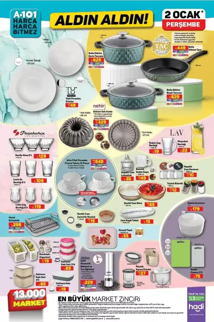 Katalog A101 2 Ocak Aldın Aldın Kataloğu 28 Aralık - 11 Ocak 2025 - aktüel Sayfa 3