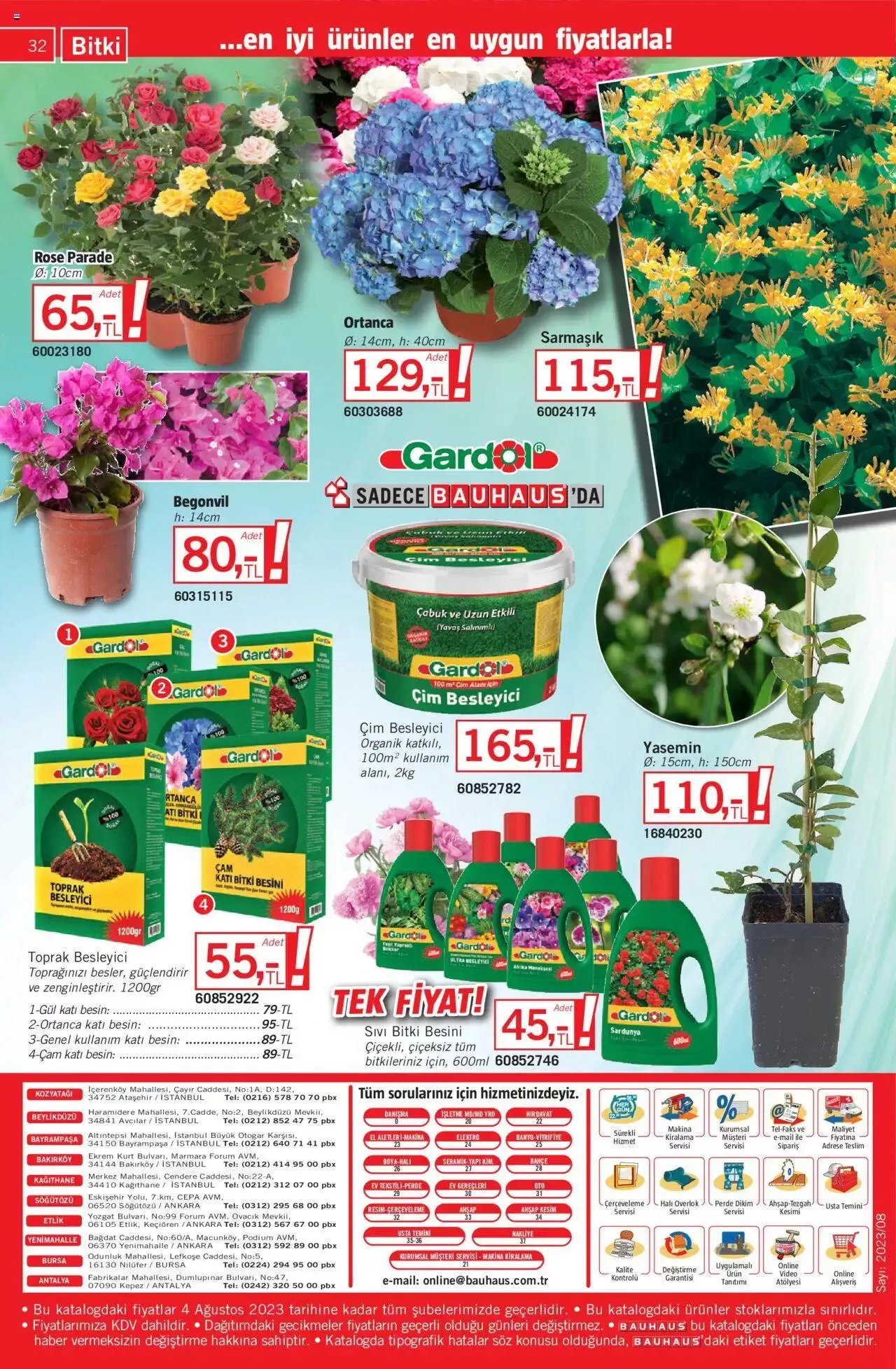 Katalog Bauhaus Katalog 10 Temmuz - 4 Ağustos 2023 - aktüel Sayfa 32