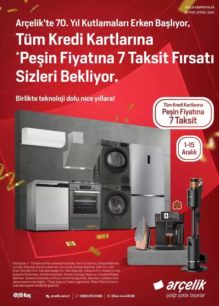 Tüm Kredi Kartlarına Peşin Fiyatına 7 Taksit Fırsatı - 1