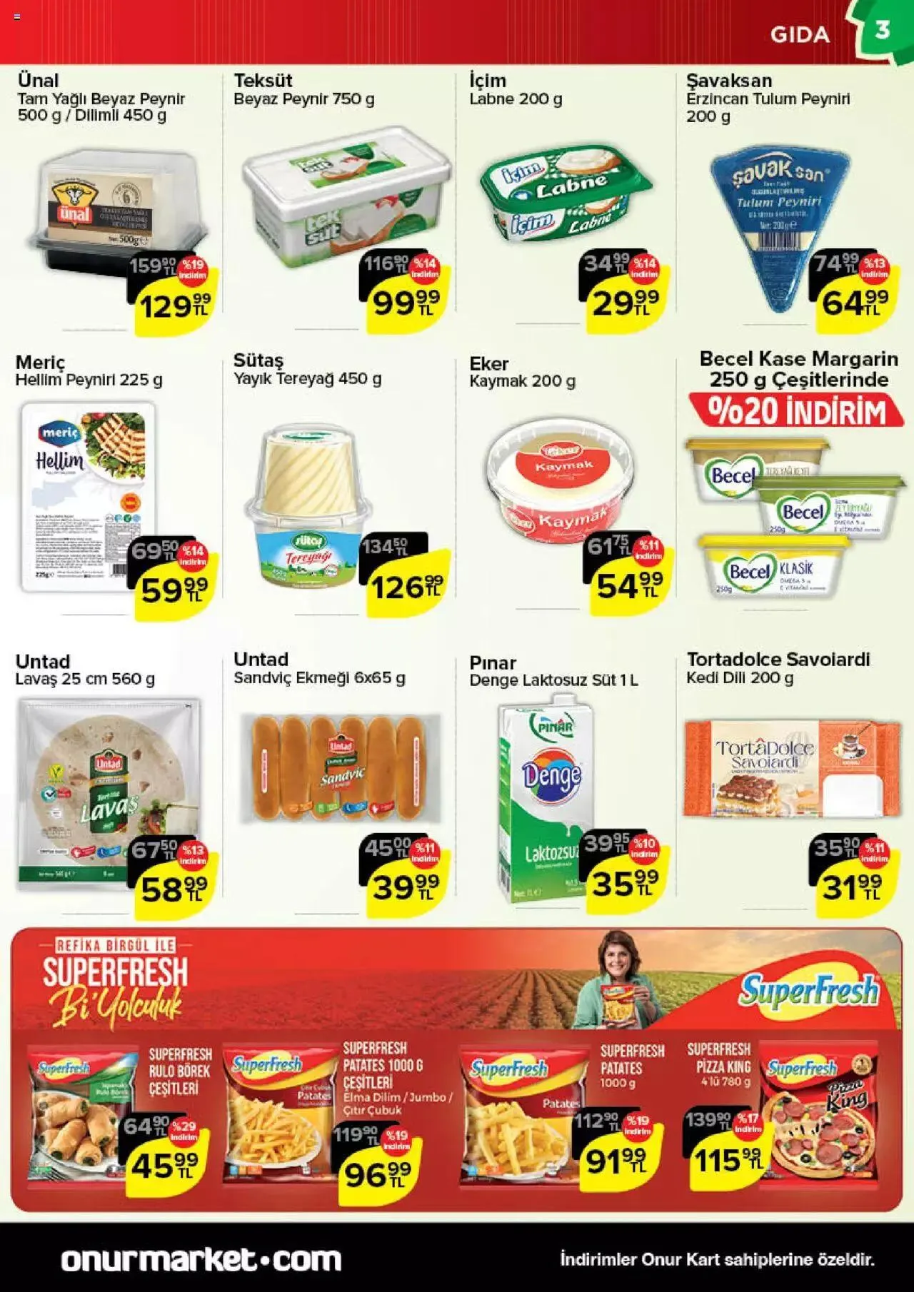 Katalog Onur Market Kasim firsatlari 23 Kasım - 5 Aralık 2023 - aktüel Sayfa 3