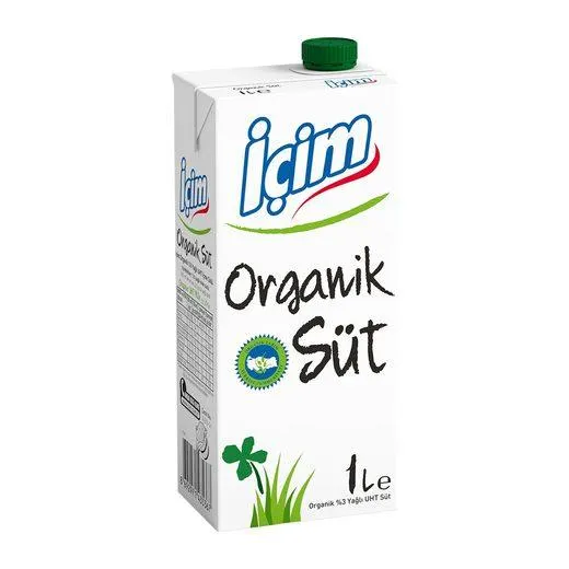 İçim Organik Süt 1 L