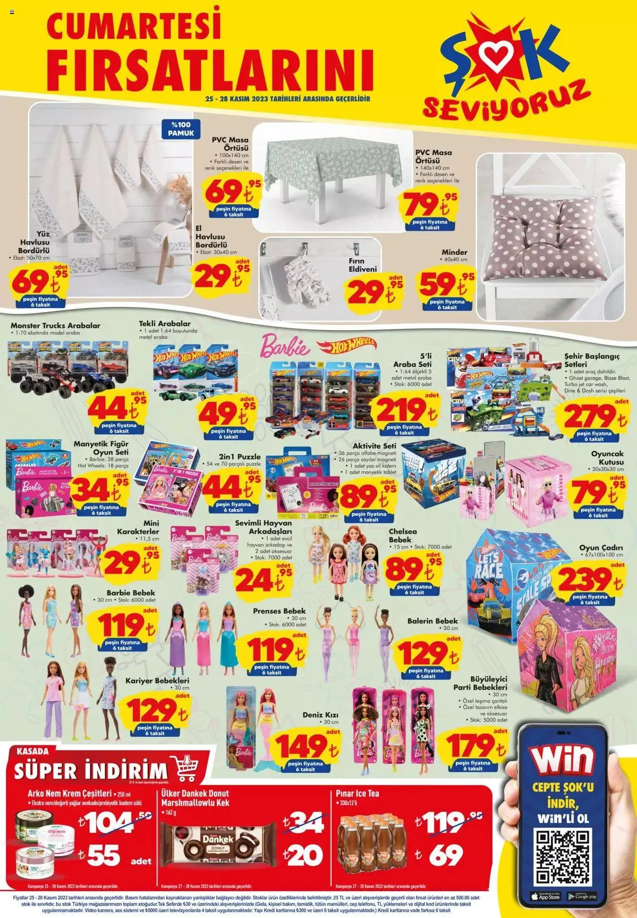Katalog Şok Market Katalog - Haftasonu 25 Kasım - 28 Kasım 2023 - aktüel Sayfa 1