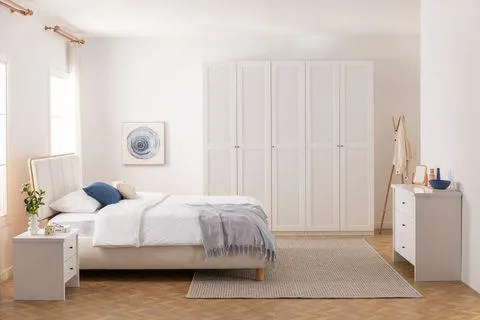 LUNA NOX, YATAK ODASI TAKIMI, PROFİL GARDIROP, 5 KAPAKLI (TX3-787) by Luna Bedding