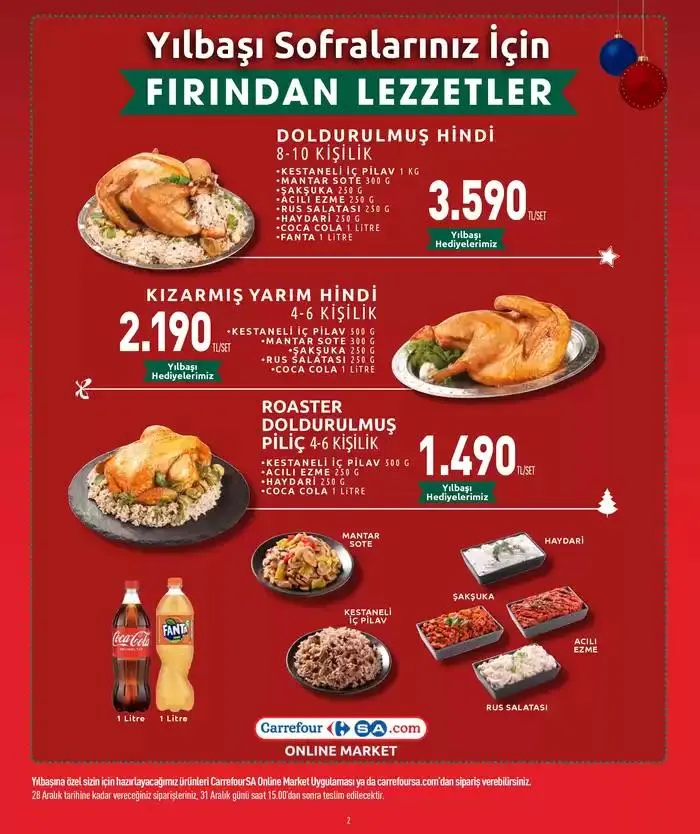 Katalog Kataloglar CarrefourSA 20 Aralık - 3 Ocak 2025 - aktüel Sayfa 2