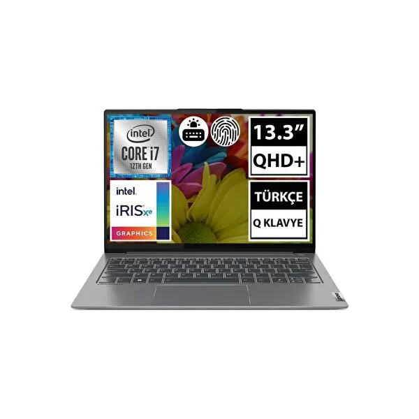 ThinkBook 13S 21AR006QTX Intel Core i7-1260P 13.3" 16 GB RAM 512 GB SSD QHD+ FreeDOS Taşınabilir Bilgisayar