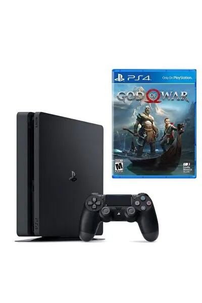 Playstation 4 Slim 500 GB Oyun Konsolu + God Of War PS4 Oyun (Eurasia Garantili)