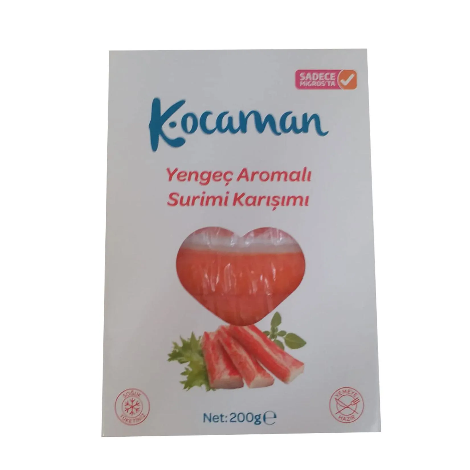 Kocaman Yengeç Aromalı Surimi 200 G